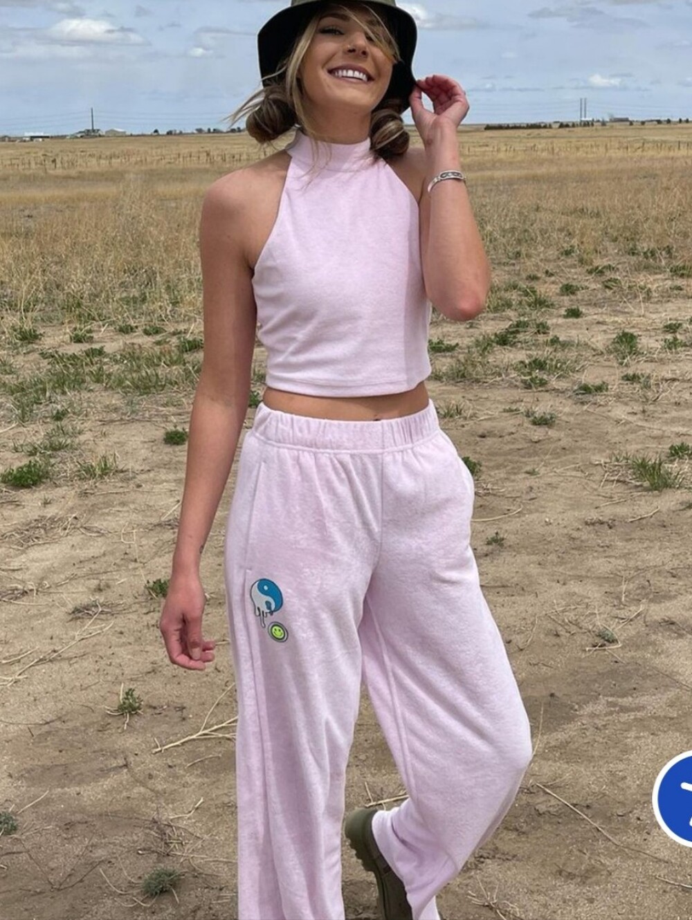 FABLETICS | Towel Terry Wide Leg Sweatpant & Top